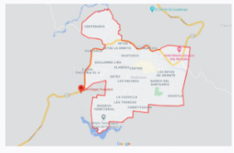 La ciudad de Huatusco, Veracruz.